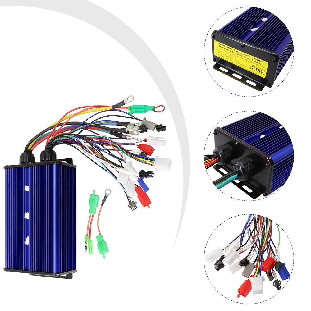 Accessories Brushless Controller Motor Controller 6.6*4*2.3 Inch For Electric Bike For Electric Scooter 1500W-2000W 1Pcs
Accessories Brushless Controller Motor Controller 6.6*4*2.3 Inch For Electric Bike For Electric Scooter 1500W-2000W 1Pcs