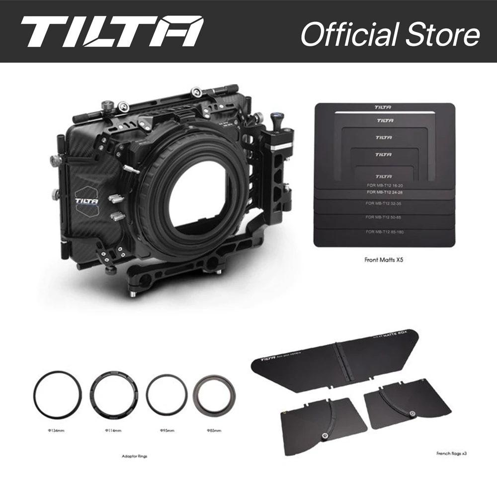 TILTA MB-T04 4×5.65 Carbon Fiber Matte Box (Swing-away) with 15mm/19mm Rod Adaptor for ARRI RED SONY HDV Film Camera Rig Cage
TILTA MB-T04 4×5.65 Carbon Fiber Matte Box (Swing-away) with 15mm/19mm Rod Adaptor for ARRI RED SONY HDV Film Camera Rig Cage