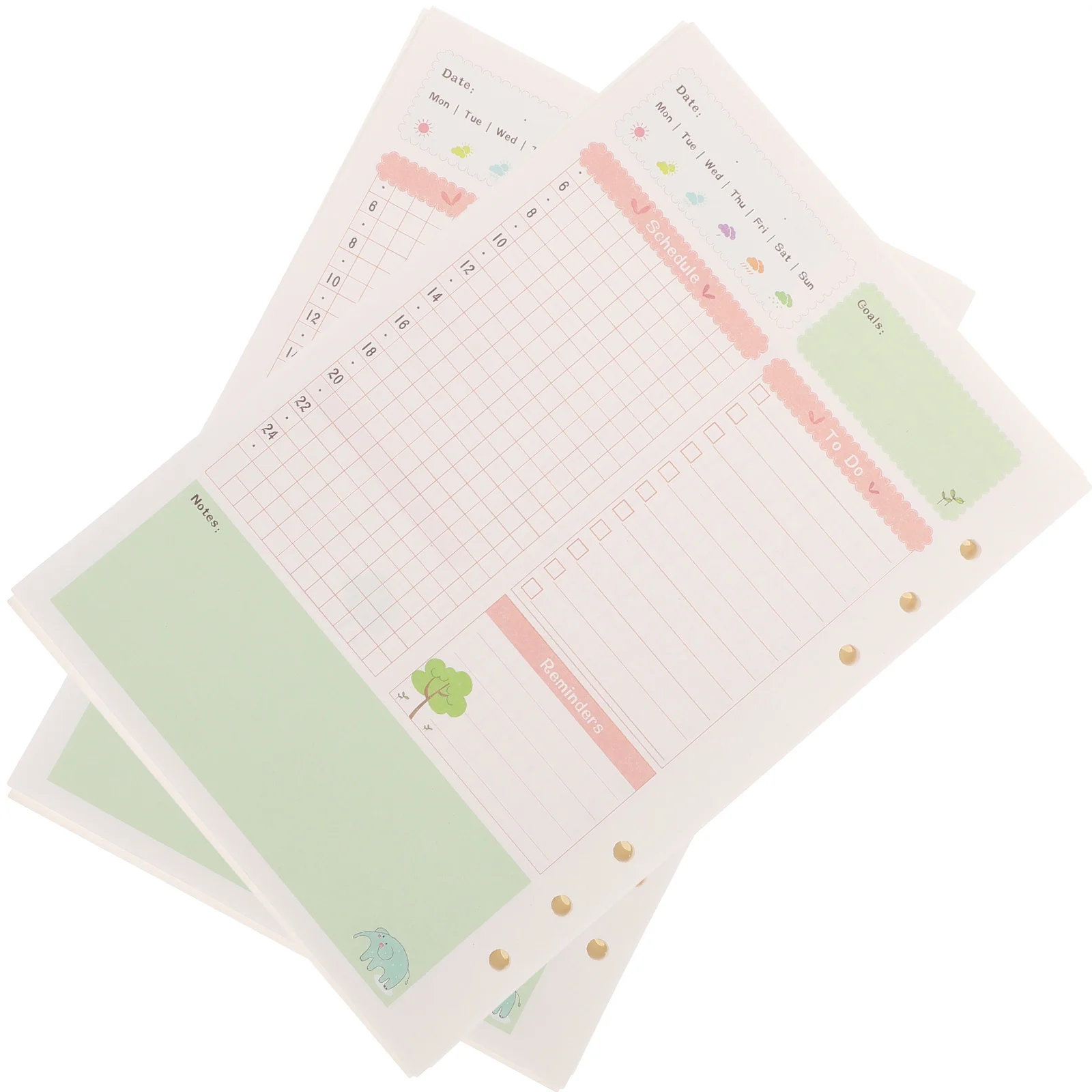 A5 Daily Planner To Do List Notepad Refill Inserts Filler Paper Pages 6- Hole Day Planner for Loose Leaf Binder Notebook Diary
A5 Daily Planner To Do List Notepad Refill Inserts Filler Paper Pages 6- Hole Day Planner for Loose Leaf Binder Notebook Diary