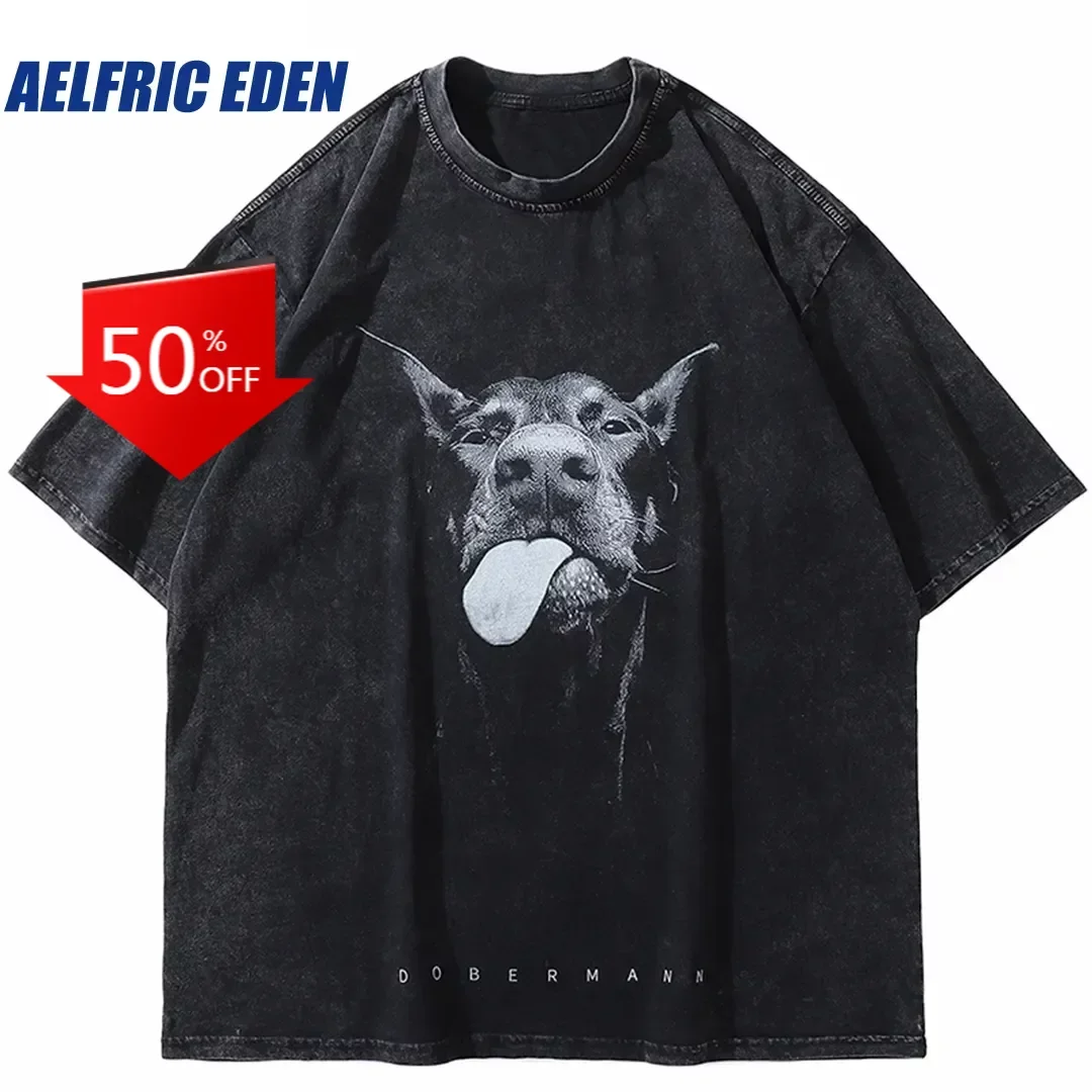 Aelfric Eden Funny Doberman Dog Graphic T Shirt 2023 Men Streetwear Hip Hop Oversized T Shirt Vintage Washed Tshirt Harajuku Tee
Aelfric Eden Funny Doberman Dog Graphic T Shirt 2023 Men Streetwear Hip Hop Oversized T Shirt Vintage Washed Tshirt Harajuku Tee