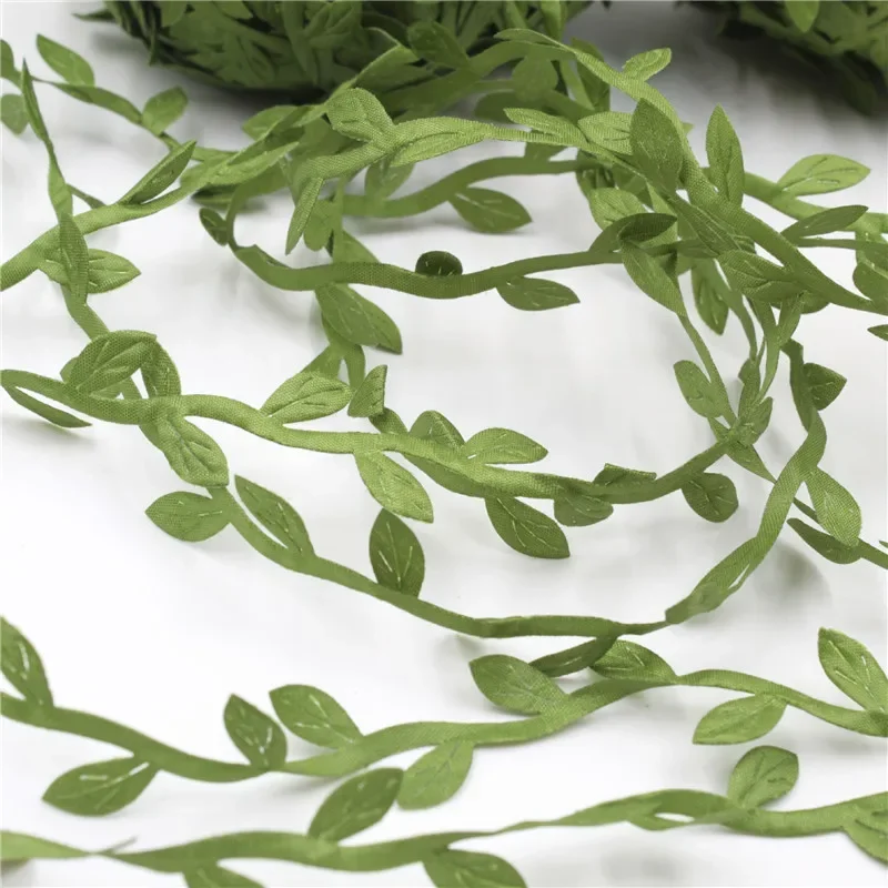 10 Yards Silk Leaf-Shaped Handmake Artificial green Leaves For Wedding Decoration DIY Wreath Gift Scrapbooking Craft Fake Flower
10 Yards Silk Leaf-Shaped Handmake Artificial green Leaves For Wedding Decoration DIY Wreath Gift Scrapbooking Craft Fake Flower