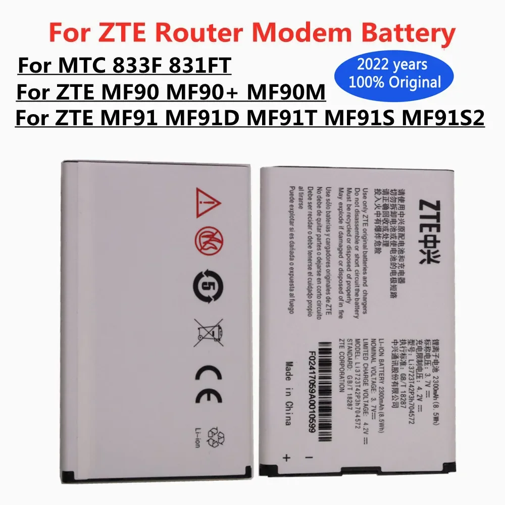 Аккумулятор для модема Wi-Fi-маршрутизатора Li3723T42P3h704572 4G для ZTE MF91 MF90 MF90 + MF90M MF91D MF91T MF91S MF91S2 MTC 833F 831FT
Аккумулятор для модема Wi-Fi-маршрутизатора Li3723T42P3h704572 4G для ZTE MF91 MF90 MF90 + MF90M MF91D MF91T MF91S MF91S2 MTC 833F 831FT