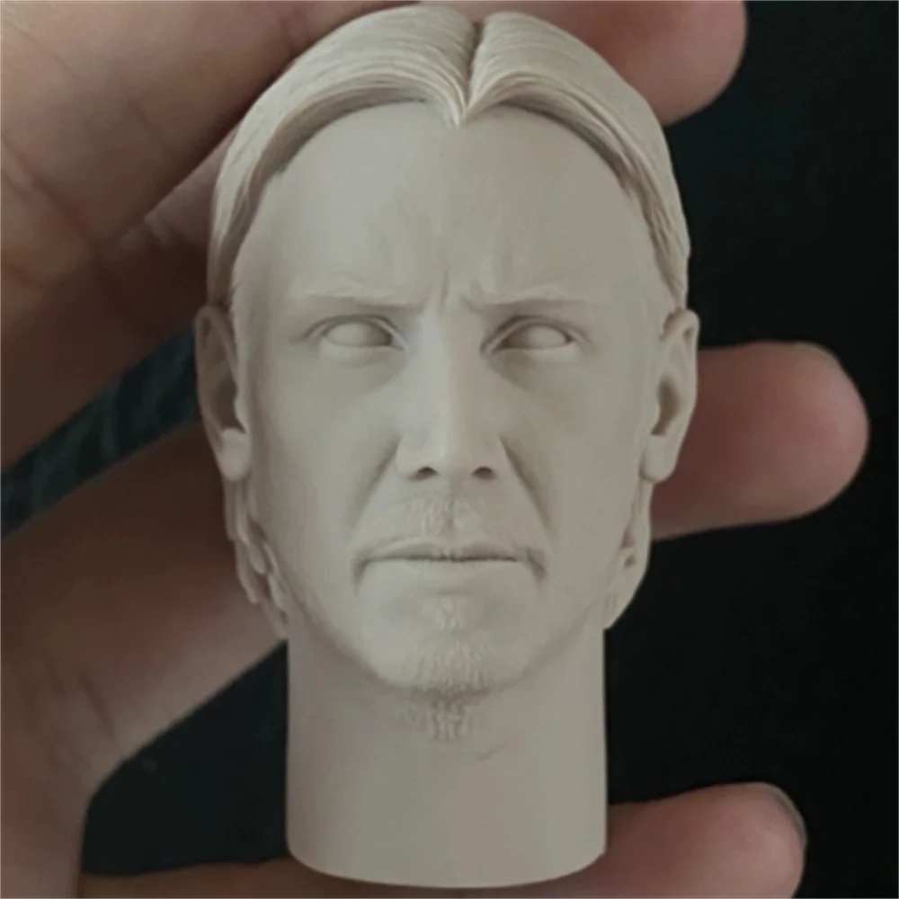 

Head Carving Keanu Reeve Movie Actor Star Doll Unpainted 1/6 Scale Male Soldier Model For 12Inch Action Figure Hobbies