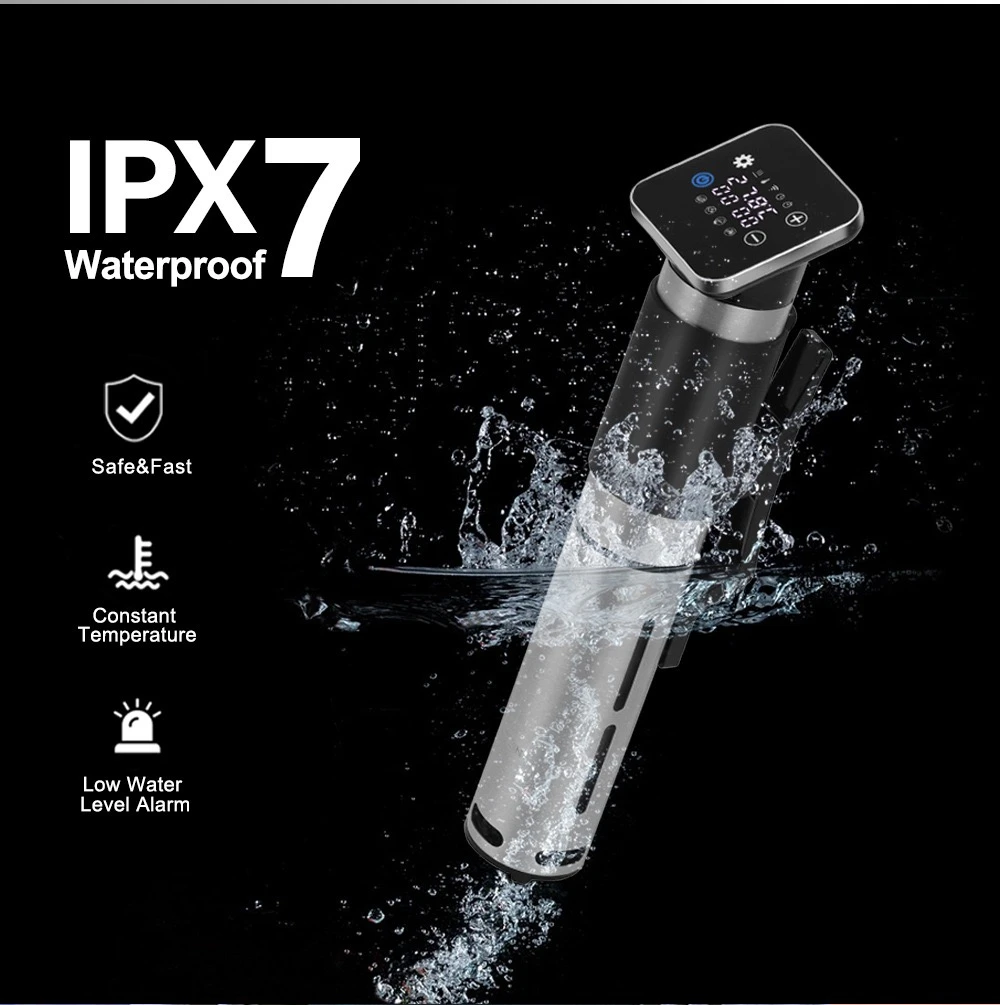 Sous Vide IPX7 Waterproof Hot Soak Circulator Gen 5 Stainless Steel Cooking Stick WiFi Smart APP Control Sous Vide IPX7 Waterproof Hot Soak Circulator Gen 5 Stainless Steel Cooking Stick WiFi Smart APP Control