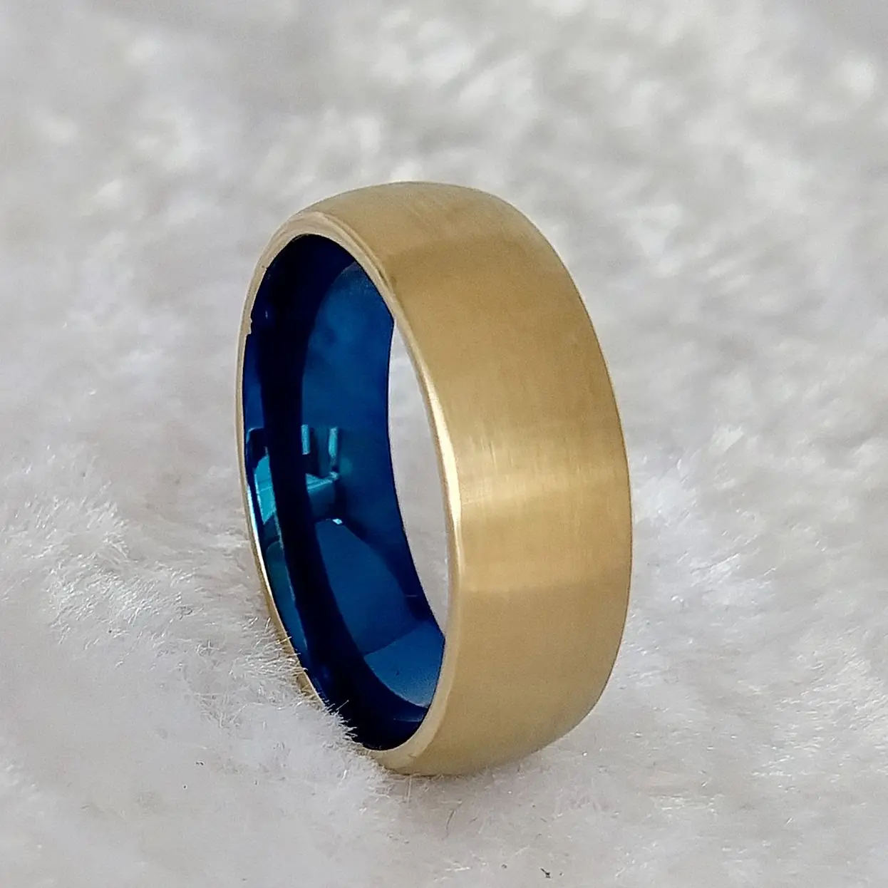 high quality men's jewelry fashion 18k gold plated blue wedding band real tungsten rings for men male boys Gents jewellery
high quality men's jewelry fashion 18k gold plated blue wedding band real tungsten rings for men male boys Gents jewellery