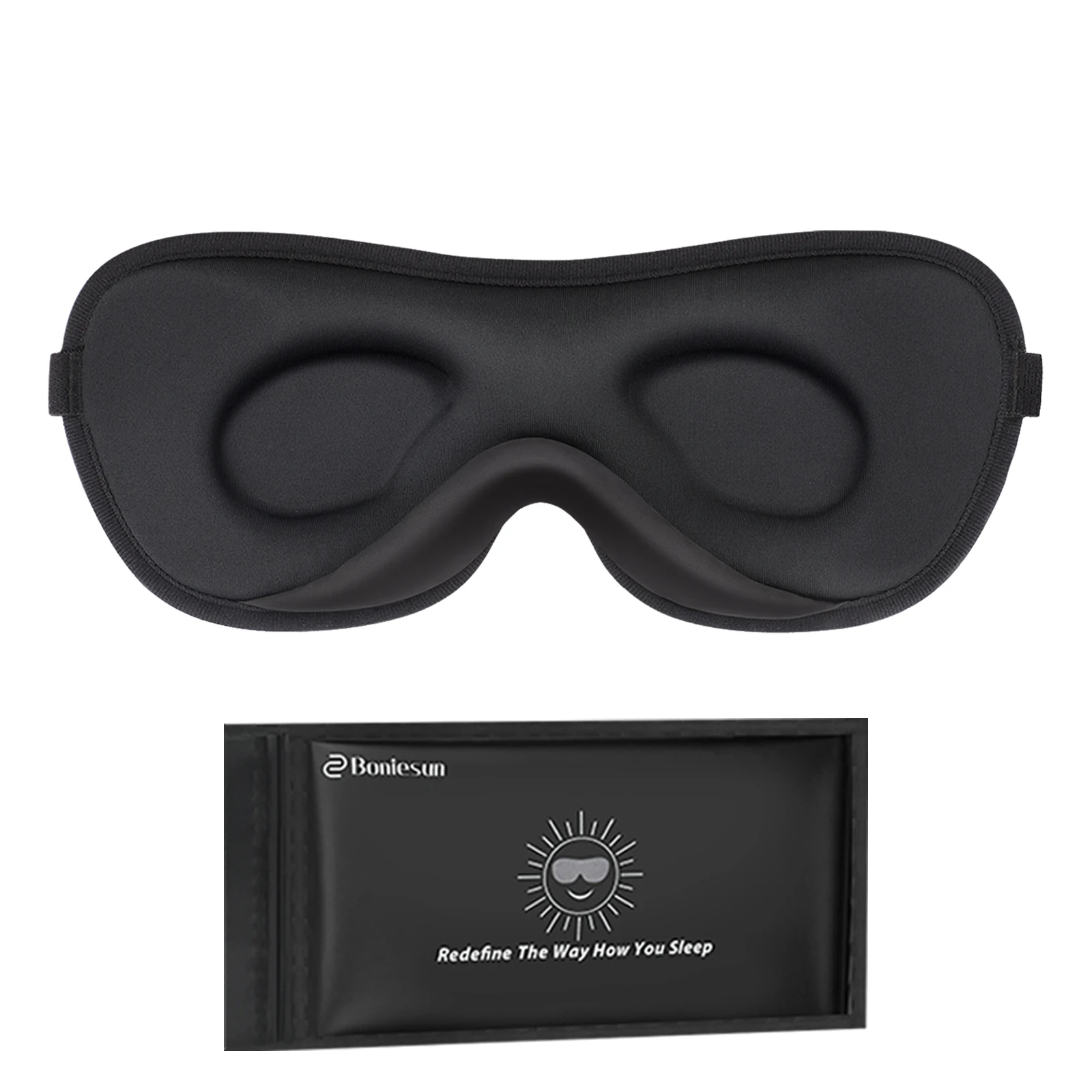 

Boniesun 2023 Luxury Slim Eye Mask for Sleeping Blackout Sleep Mask for Women Men, Night Sleeping Mask for Side Sleepers