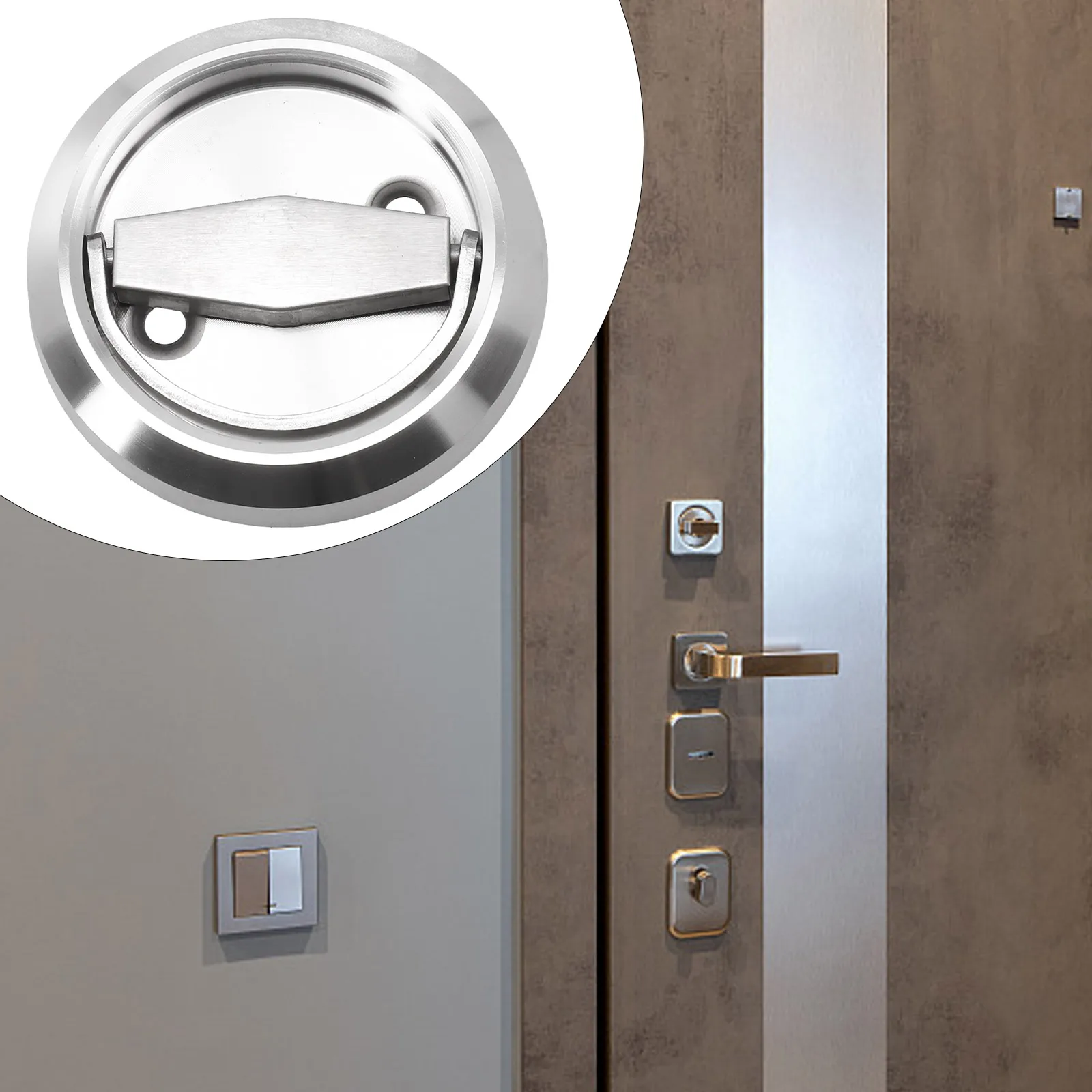 Easy Installing Door Handles Handle 360 Degree Rotation 304 Stainless Steel Door Lock Double Hole Durable Fire Proof
Easy Installing Door Handles Handle 360 Degree Rotation 304 Stainless Steel Door Lock Double Hole Durable Fire Proof