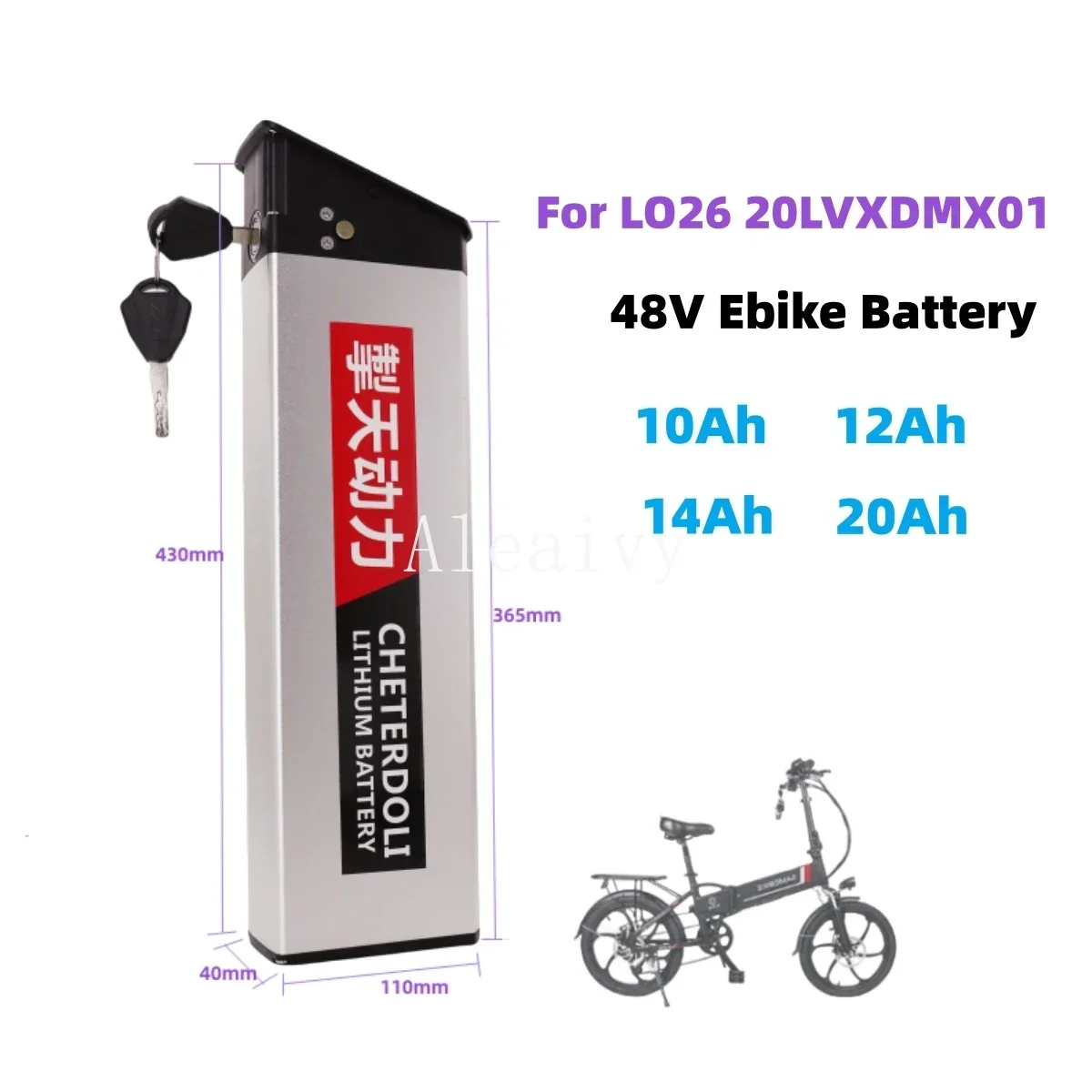 48V Ebike Battery 20Ah 12.8Ah Folding Built-in Electric Bike Battery for samebike LO26 20LVXDMX01 FX-01 R5s DCH 006 750W 18650
48V Ebike Battery 20Ah 12.8Ah Folding Built-in Electric Bike Battery for samebike LO26 20LVXDMX01 FX-01 R5s DCH 006 750W 18650