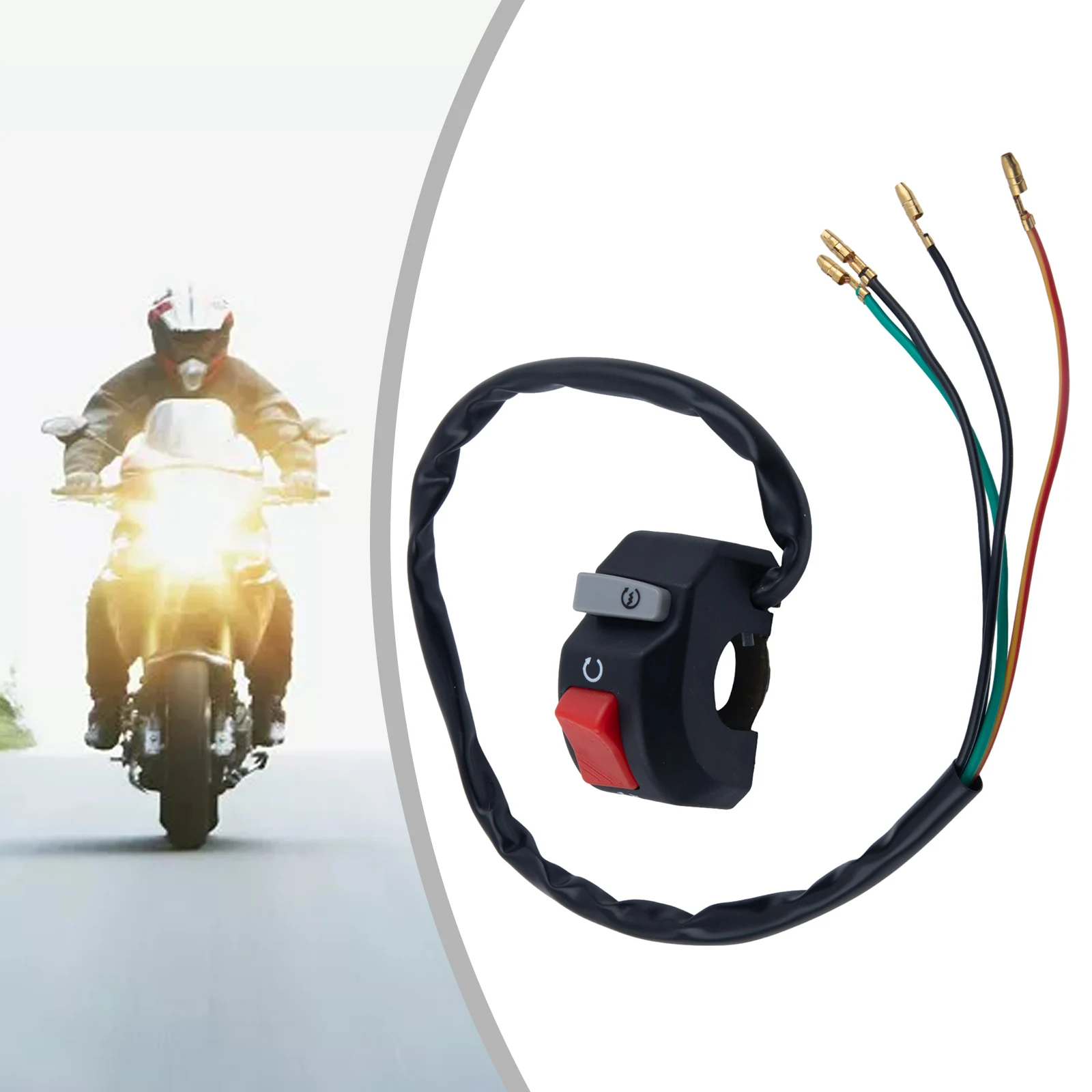 ATV Handlebar Switch Fog Headlight Motorbike Motorcycle ON OFF Button Kit Brand New High Quality Hot Sale
ATV Handlebar Switch Fog Headlight Motorbike Motorcycle ON OFF Button Kit Brand New High Quality Hot Sale
