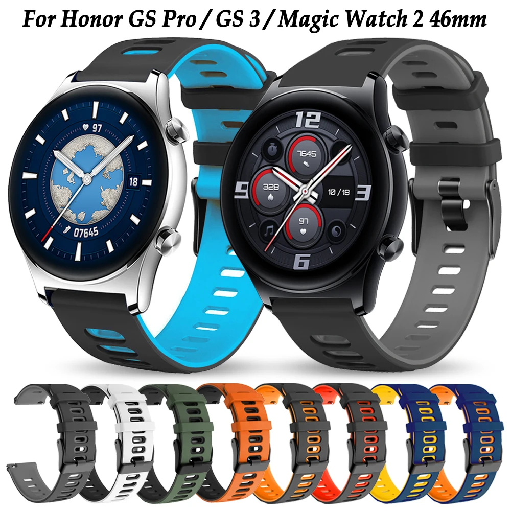 Ремешок силиконовый для Honor Watch GS Pro / GS 3, сменный Браслет для часов Honor Magic 2 46 мм, 22 мм
Ремешок силиконовый для Honor Watch GS Pro / GS 3, сменный Браслет для часов Honor Magic 2 46 мм, 22 мм