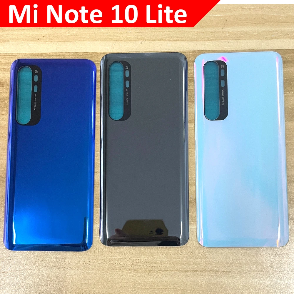 New Battery Back Cover Glass Rear Battery Housing For Xiaomi Mi Note 10 Note10 Lite M2002F4LG With Adhensive Glue
New Battery Back Cover Glass Rear Battery Housing For Xiaomi Mi Note 10 Note10 Lite M2002F4LG With Adhensive Glue