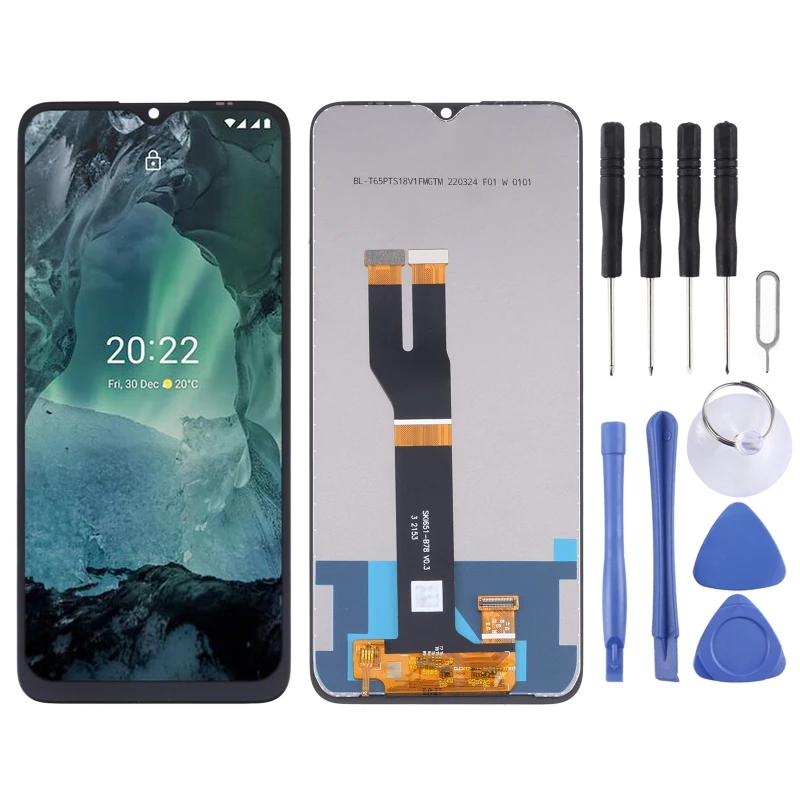 ЖК-экран для Nokia G21/G11 с дигитайзером, полный комплект для ремонта и замены сенсорного экрана телефона
ЖК-экран для Nokia G21/G11 с дигитайзером, полный комплект для ремонта и замены сенсорного экрана телефона