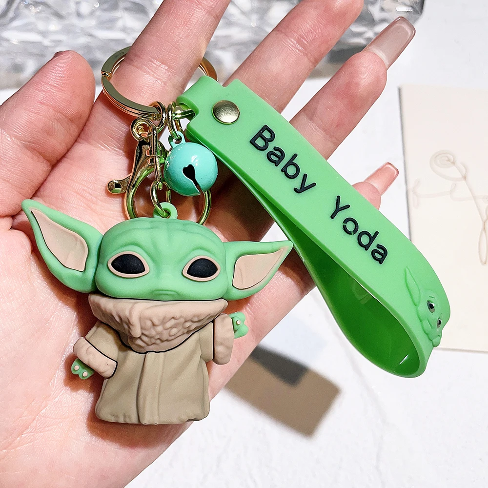 Disney Movie Star Wars Keychain Darth Vader Imperial Stormtrooper Yoda Baby Doll Keyrings Key Holder for Boys Gifts Disney Movie Star Wars Keychain Darth Vader Imperial Stormtrooper Yoda Baby Doll Keyrings Key Holder for Boys Gifts