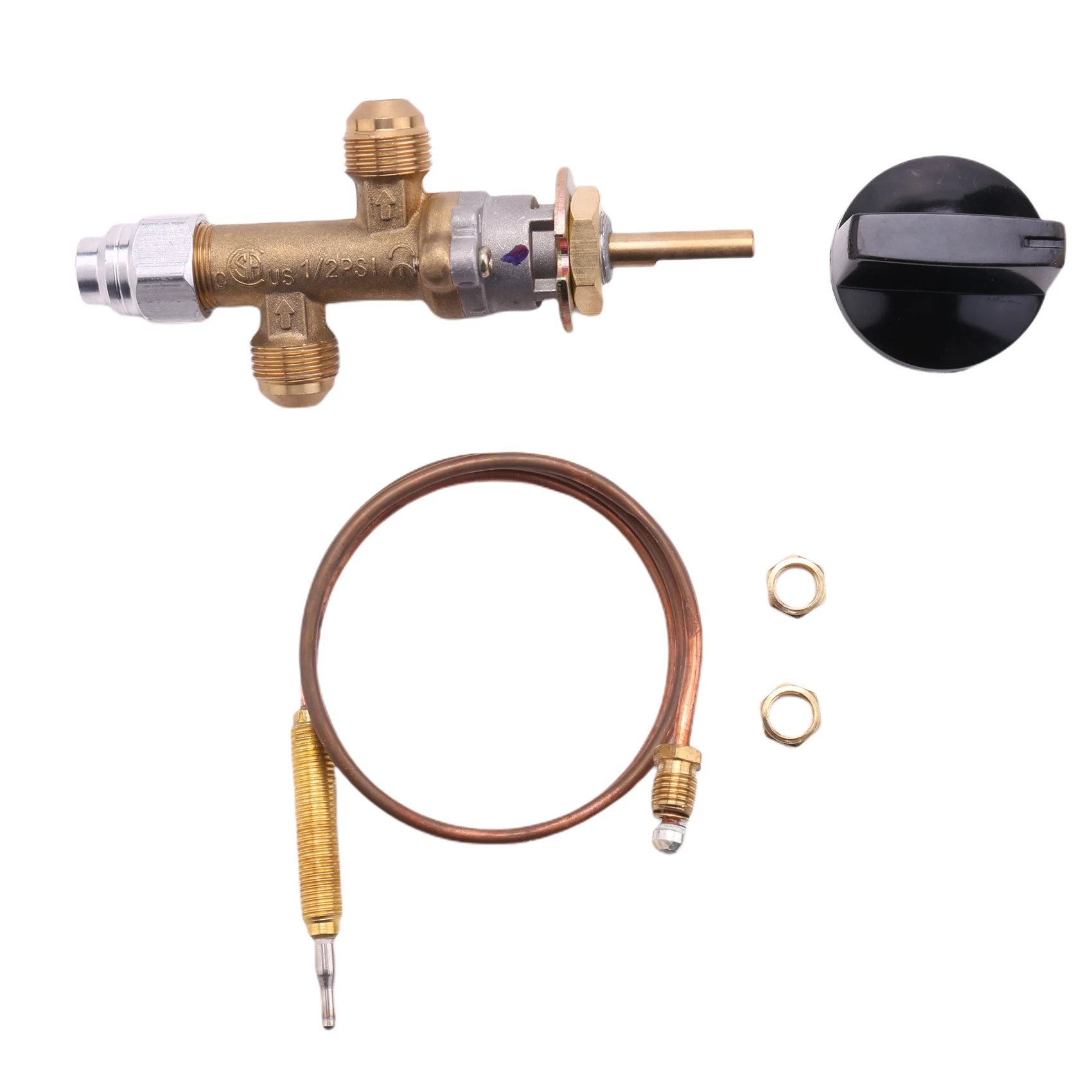 Propane Lpg Gas Fire Pit Control Safety Valve Flame Failure Device Gas Heater Valve with Thermocouple and Knob
Propane Lpg Gas Fire Pit Control Safety Valve Flame Failure Device Gas Heater Valve with Thermocouple and Knob