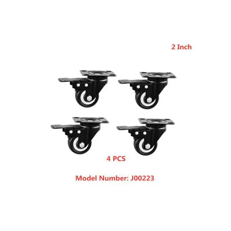 (4 Packs) 2-inch Casters Universal Wheel With Brake Diameter 50mm Silent Bearing Network Cabinet Caster
(4 Packs) 2-inch Casters Universal Wheel With Brake Diameter 50mm Silent Bearing Network Cabinet Caster