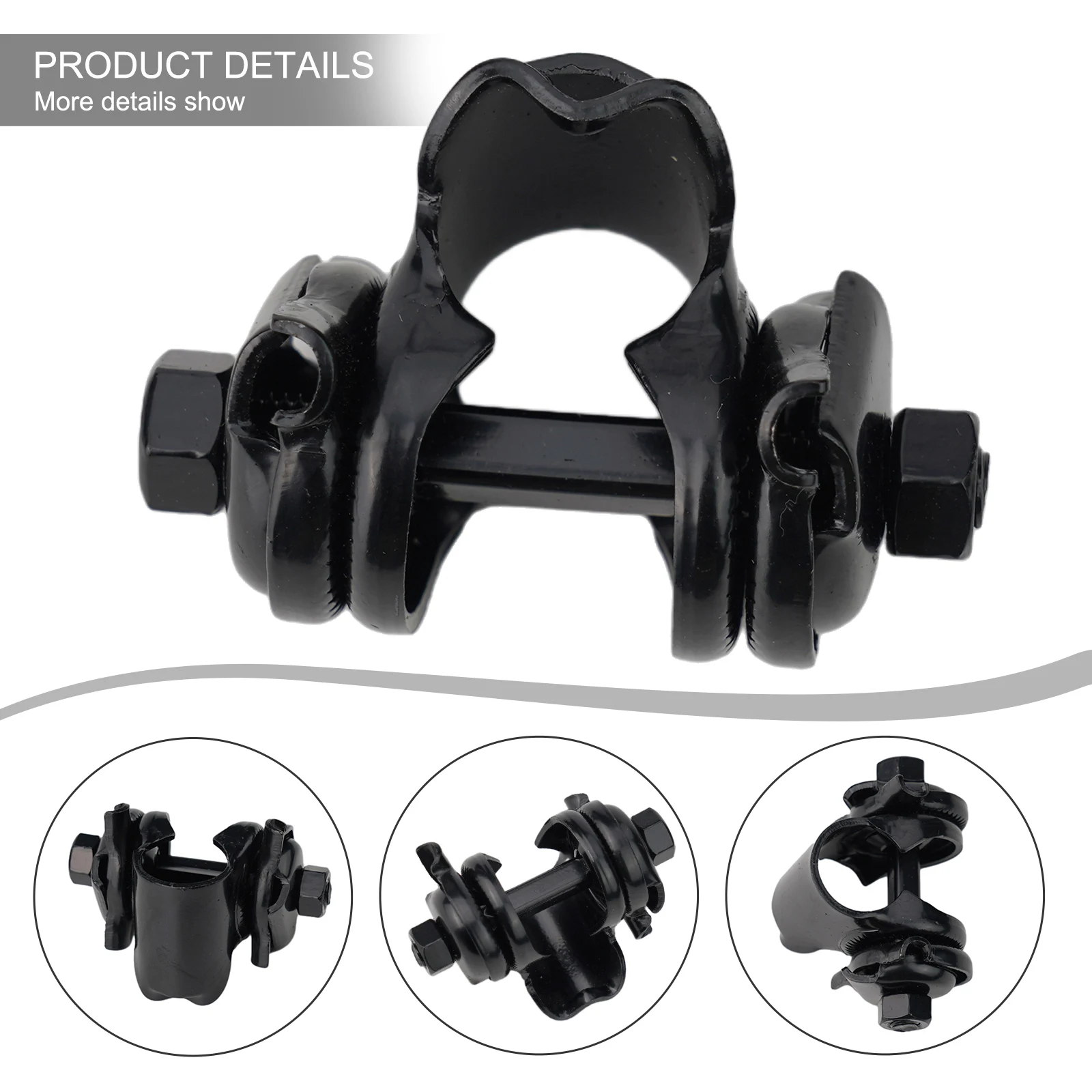 High Quality Outdoor Saddle Fixed Clip Bicycle Saddle Clamp Black Carbon Steel Concave-convex Sawtooth Tight Bite
High Quality Outdoor Saddle Fixed Clip Bicycle Saddle Clamp Black Carbon Steel Concave-convex Sawtooth Tight Bite