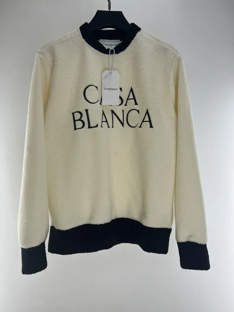 New Fasion Apricot Casablanca Embroidered Fleece Sweatshirts Hoodie Men Women Hippie Clothes
New Fasion Apricot Casablanca Embroidered Fleece Sweatshirts Hoodie Men Women Hippie Clothes