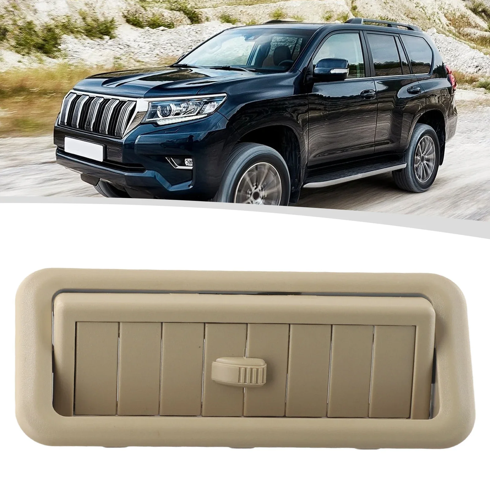 Car Interior Roof A/C Air Conditioner Outlet Vents For Toyota-Land Cruiser For Prado LC150 150 2010-2017 62985-60010-B0 Grey
Car Interior Roof A/C Air Conditioner Outlet Vents For Toyota-Land Cruiser For Prado LC150 150 2010-2017 62985-60010-B0 Grey