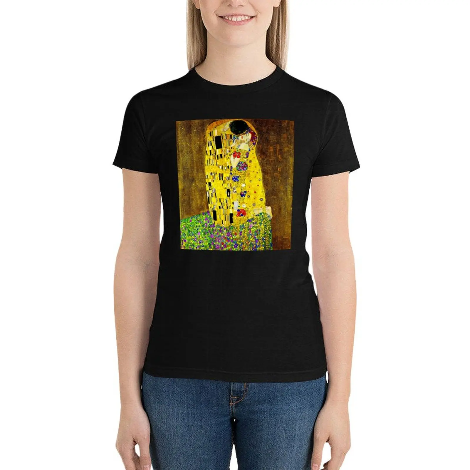 THE KISS 1917 : Gustav Klimt High Definition Print T-Shirt korean fashion sublime plain Women's summer blouses 2024
THE KISS 1917 : Gustav Klimt High Definition Print T-Shirt korean fashion sublime plain Women's summer blouses 2024