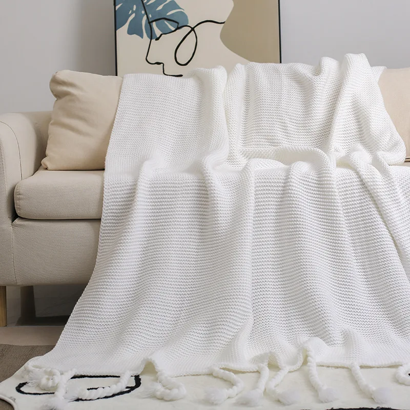 Blanket Thick Braid Tassel End of Bed Wool Knitted Blanket Solid Color Simple Comfortable Breathable Summer Office Sofa Nap
Blanket Thick Braid Tassel End of Bed Wool Knitted Blanket Solid Color Simple Comfortable Breathable Summer Office Sofa Nap