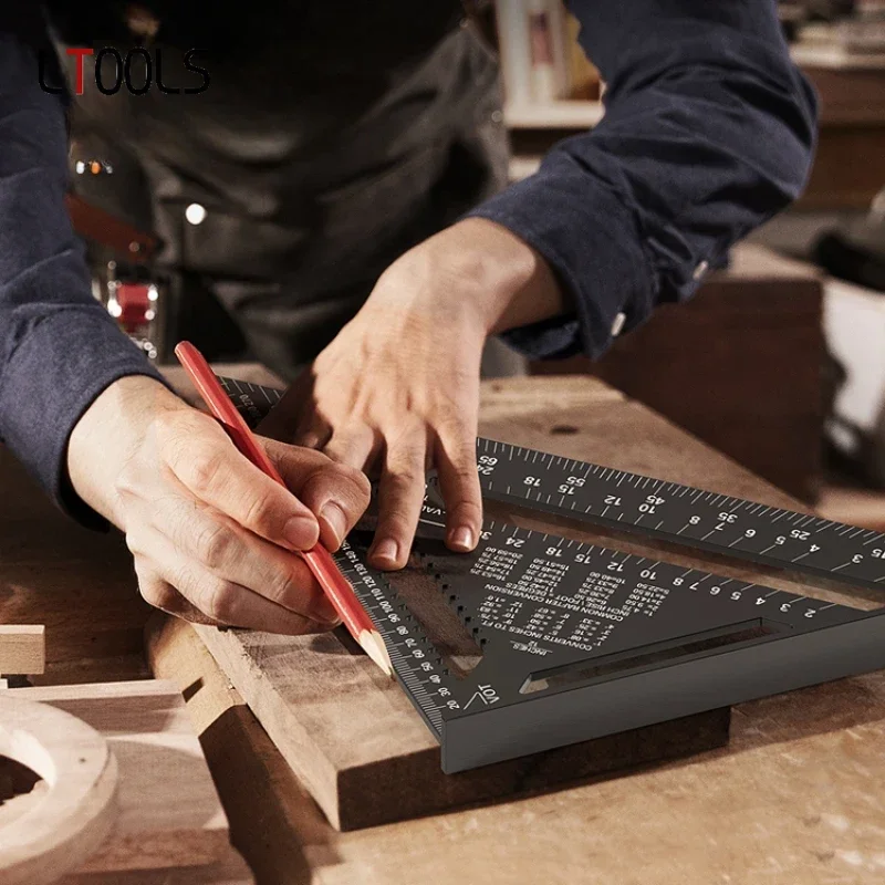 Woodworking Square Ruler Multifunctional Angle Measuring Precision Measuring Special Carpenter's Rulers Triangle Ruler Tools DIY
Woodworking Square Ruler Multifunctional Angle Measuring Precision Measuring Special Carpenter's Rulers Triangle Ruler Tools DIY