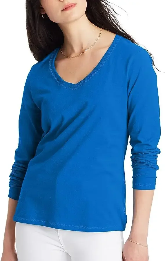 2023 womens V-neck knitted stretch long-sleeved T-shirt women wear casual casual casual bottom coat GRAY22
2023 womens V-neck knitted stretch long-sleeved T-shirt women wear casual casual casual bottom coat GRAY22