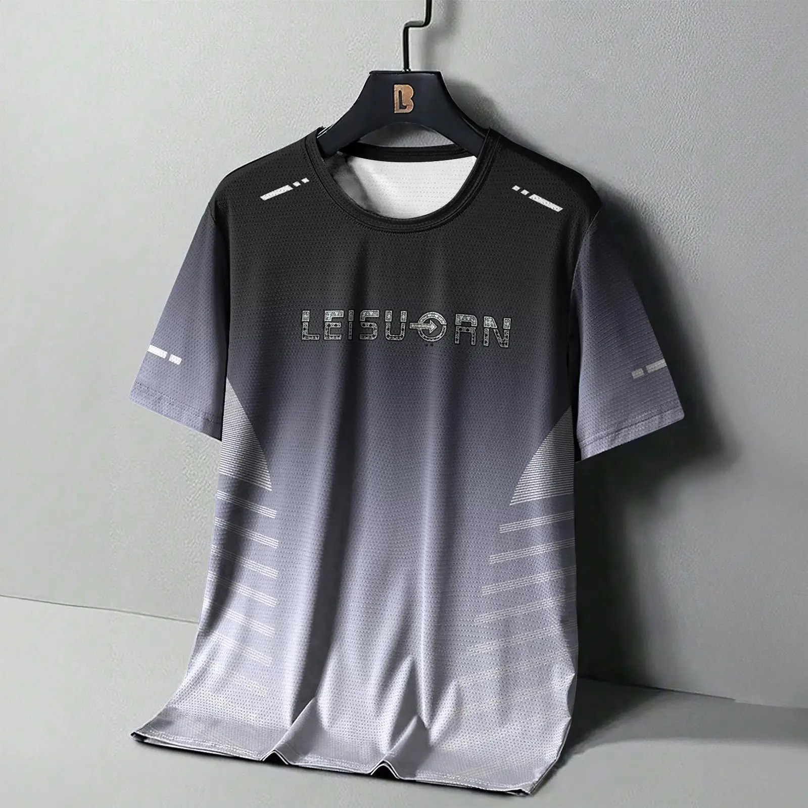 Fashion 3D Gradient Print T Shirt For Men Run Fitness Sports Tees Summer Quick Dry Breathable Short Sleeve New Oversized T-shirt
Fashion 3D Gradient Print T Shirt For Men Run Fitness Sports Tees Summer Quick Dry Breathable Short Sleeve New Oversized T-shirt