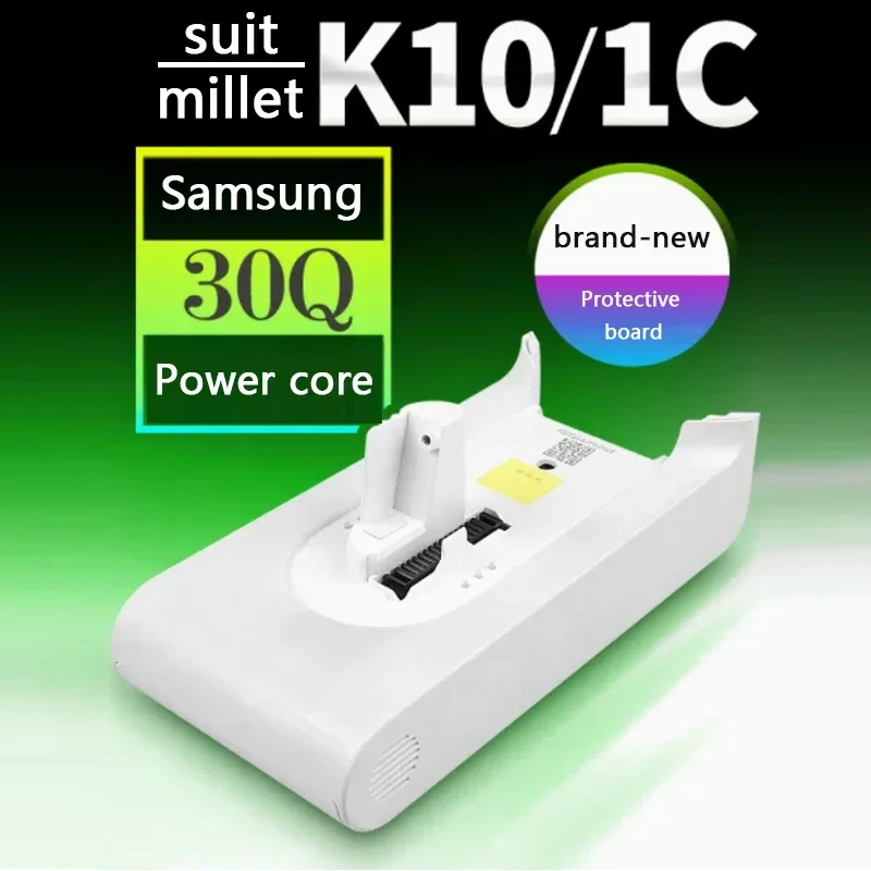 Запасной аккумулятор для беспроводного пылесоса Xiaomi Mijia 1C и K10, литий-ионный аккумулятор, аксессуары, детали
Запасной аккумулятор для беспроводного пылесоса Xiaomi Mijia 1C и K10, литий-ионный аккумулятор, аксессуары, детали