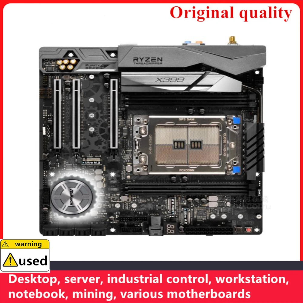 Used For ASROCK X399M Taichi Motherboards M-ATX Socket DDR4 64G For AMD X399 Overclocking Desktop Mainboard SATA III USB3.0
Used For ASROCK X399M Taichi Motherboards M-ATX Socket DDR4 64G For AMD X399 Overclocking Desktop Mainboard SATA III USB3.0