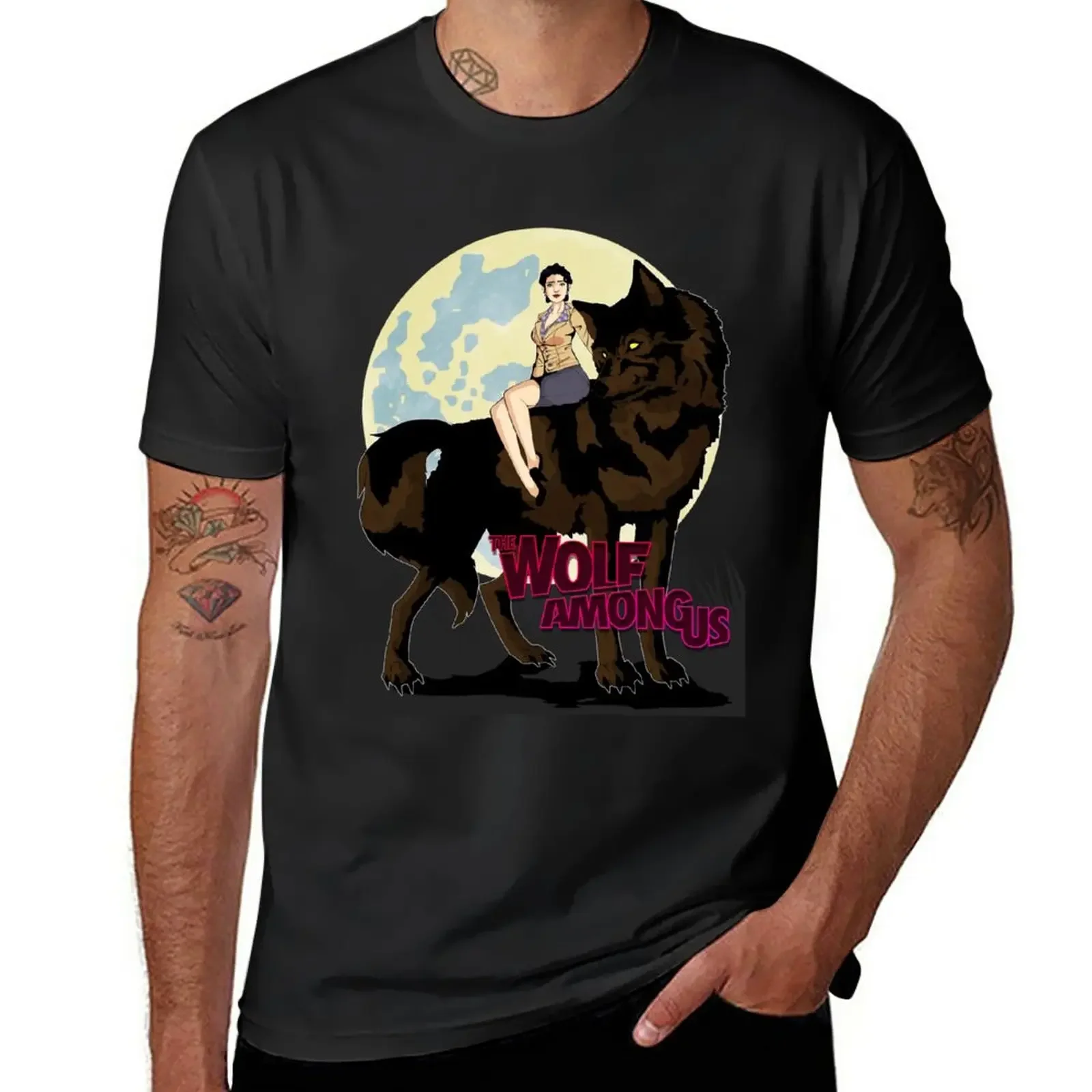 

One Big Bad Wolf T-Shirt new edition vintage mens workout shirts