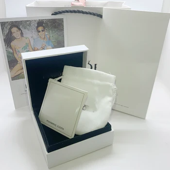 팔찌 목걸이 반지 흰색 포장 상자, 선물 가방, 보석 상자 및 포장 도매, 보석 세트, 로고 선물 상자