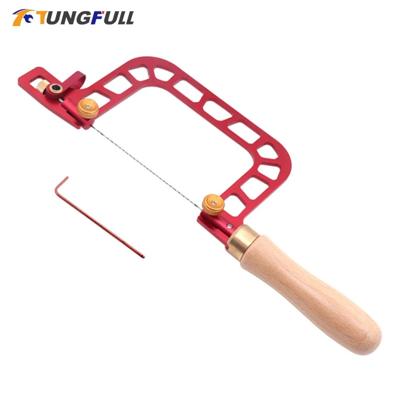 Woodworking Wire Saw Aluminum Alloy Coping Saw Curve Hacksaw Mini Hand Saw DIY Hand Tools Woodwork Craft Tools for Jade Stone
Woodworking Wire Saw Aluminum Alloy Coping Saw Curve Hacksaw Mini Hand Saw DIY Hand Tools Woodwork Craft Tools for Jade Stone