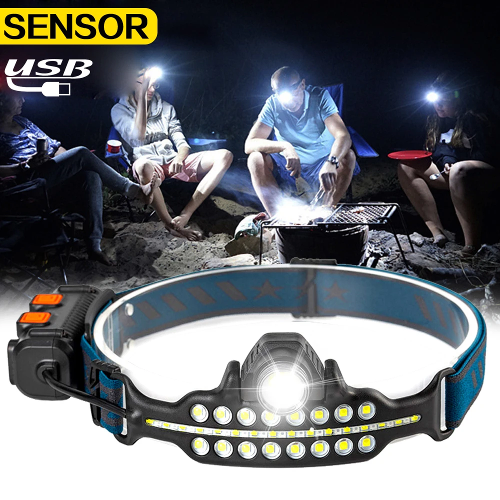 Multi-light Source Sensor Headlight Multi-function LED+COB Zoomable Strong Light Head Flashlight Outdoor Patrol Fishing Headlamp
Multi-light Source Sensor Headlight Multi-function LED+COB Zoomable Strong Light Head Flashlight Outdoor Patrol Fishing Headlamp