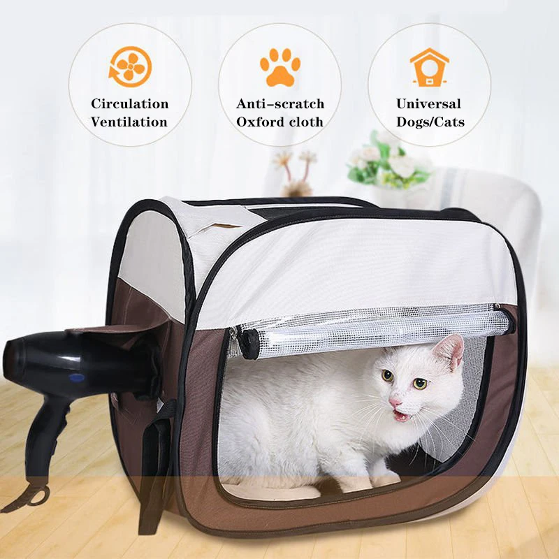 Foldable Pet Drying Box Cat Hair Dryers Cage Cabinet Dog Bath Drying Artifact Pet Breathable Drying Bag For Pet Grooming Tools
Foldable Pet Drying Box Cat Hair Dryers Cage Cabinet Dog Bath Drying Artifact Pet Breathable Drying Bag For Pet Grooming Tools