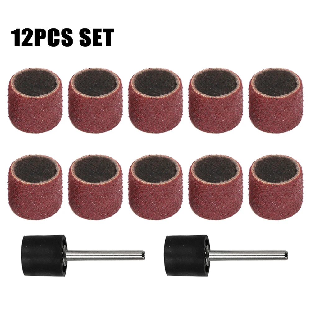 12pcs Sanding Drum Grinding Head Sanding Ring With Rod Abrasive Rotary Tool Kit For Derusting Deburring Polishing Abrasive Tools
12pcs Sanding Drum Grinding Head Sanding Ring With Rod Abrasive Rotary Tool Kit For Derusting Deburring Polishing Abrasive Tools