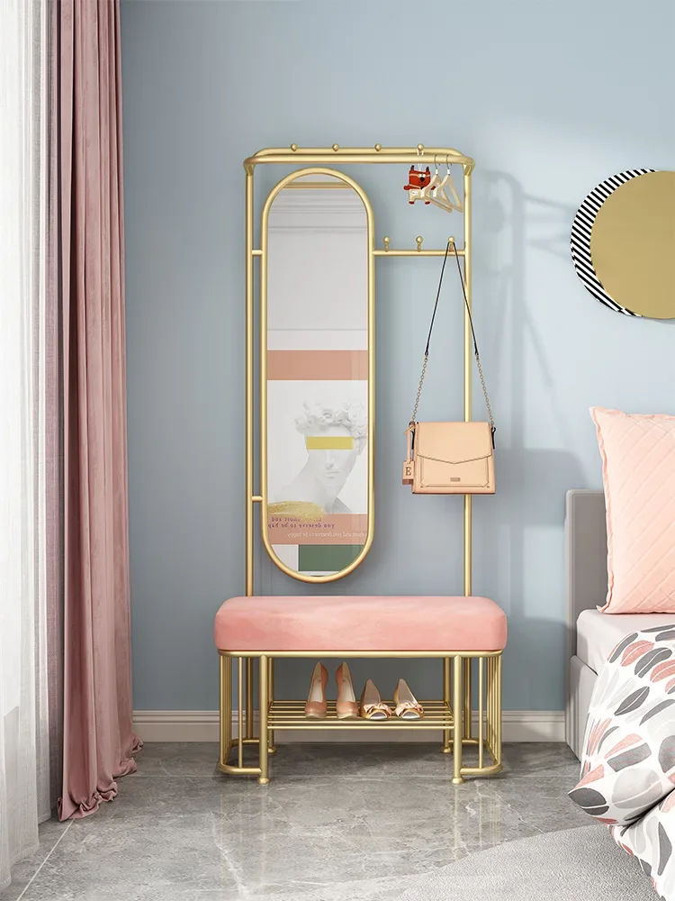Nordic shoes stool household door shoe rack shoes stool mirror home creative clothes rack coat rack stool luxury.
Nordic shoes stool household door shoe rack shoes stool mirror home creative clothes rack coat rack stool luxury.