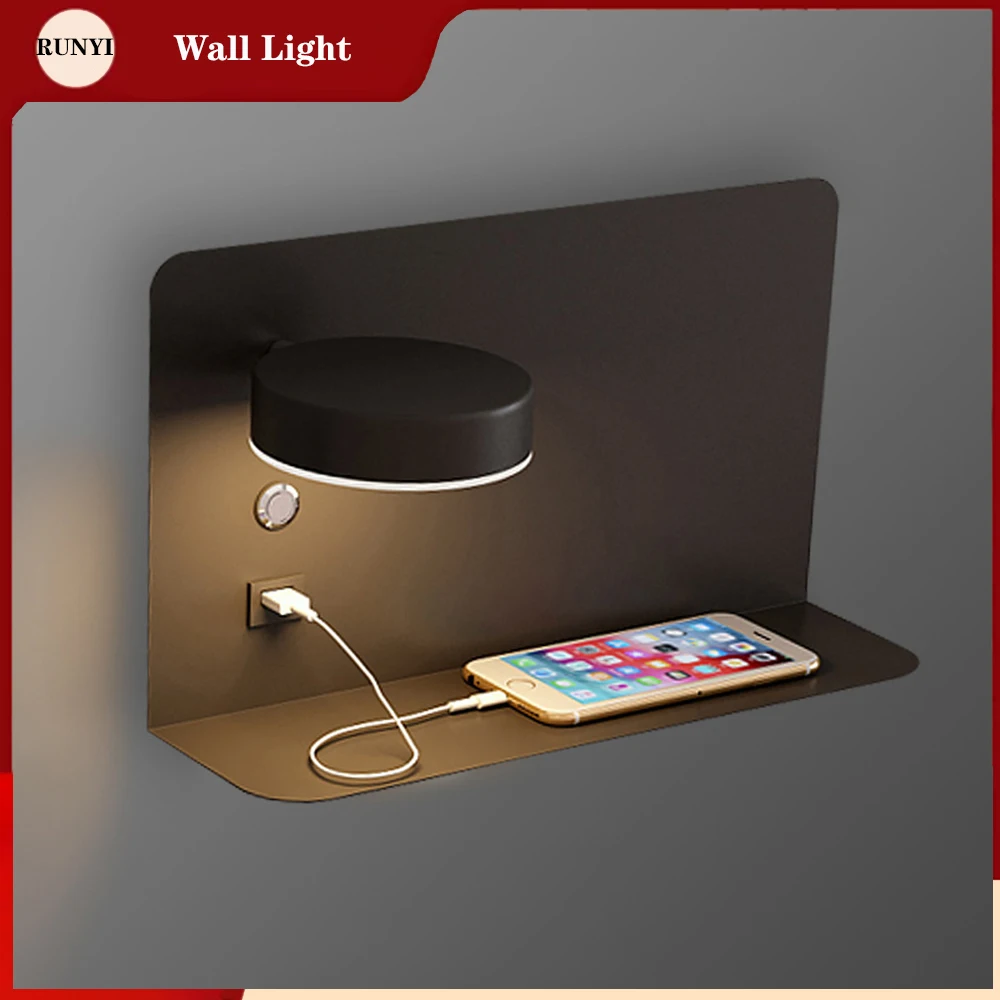 Многофункциональная настенная лампа для спальни, прикроватная лампа для чтения, минималистичный креативный светильник без проводки с USB-интерфейсом, ночник
Многофункциональная настенная лампа для спальни, прикроватная лампа для чтения, минималистичный креативный светильник без проводки с USB-интерфейсом, ночник