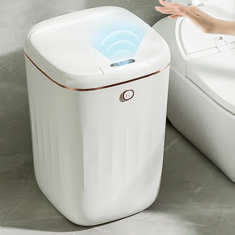 Light luxury intelligent sensing garbage bin, large capacity automatic garbage bin, smart home bathroom waterproof garbage bin
Light luxury intelligent sensing garbage bin, large capacity automatic garbage bin, smart home bathroom waterproof garbage bin