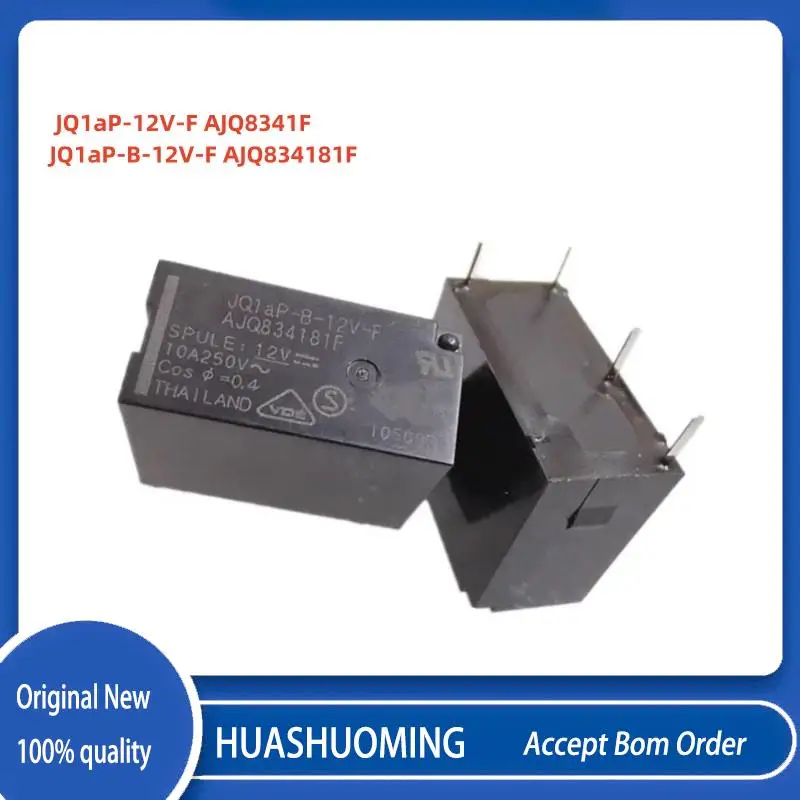 10PCS/Lot New JQ1aP-12V-F AJQ8341F JQ1aP-B-12V-F AJQ834181F JQ1aP-B-12V AJQ834181 4PINS 10A 12VDC
10PCS/Lot New JQ1aP-12V-F AJQ8341F JQ1aP-B-12V-F AJQ834181F JQ1aP-B-12V AJQ834181 4PINS 10A 12VDC