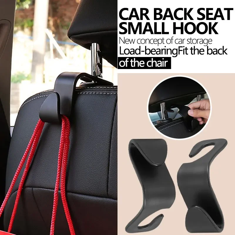 

2/4pcs Universal Car Seat Headrest Hook Storage Hooks Auto Back Seat Organizer Hanger Fastener Hangers Car Interior Accessories