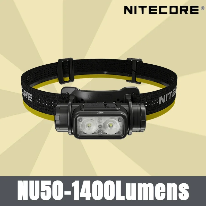 NITECORE NU50 Headlamp Lightweight Rechargeable White Red Light Outdoor Camping Headlight Built-in 4000mAh Battery
NITECORE NU50 Headlamp Lightweight Rechargeable White Red Light Outdoor Camping Headlight Built-in 4000mAh Battery