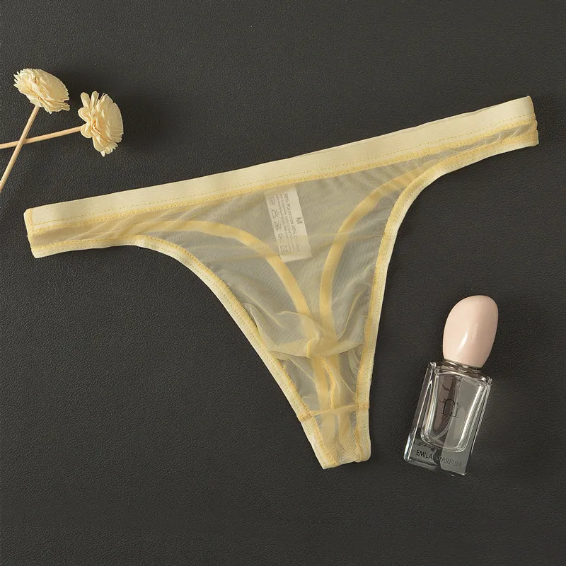 Mens Underwear Sexy Transparent Gauze Men Bikini G-string Thong Solid Jockstrap Underpants Male Ultra-thin T-back Tangas Panties
Mens Underwear Sexy Transparent Gauze Men Bikini G-string Thong Solid Jockstrap Underpants Male Ultra-thin T-back Tangas Panties