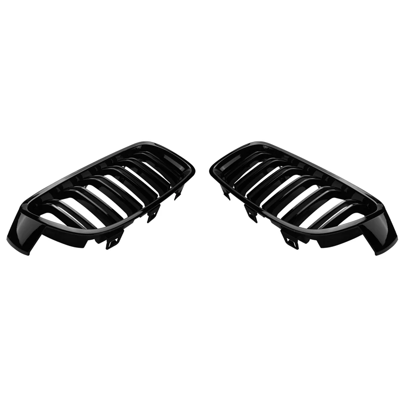 

10X Gloss Black Car Front Kidney Grille Grill For BMW 3 Series F30 F31 F35 2012-2018