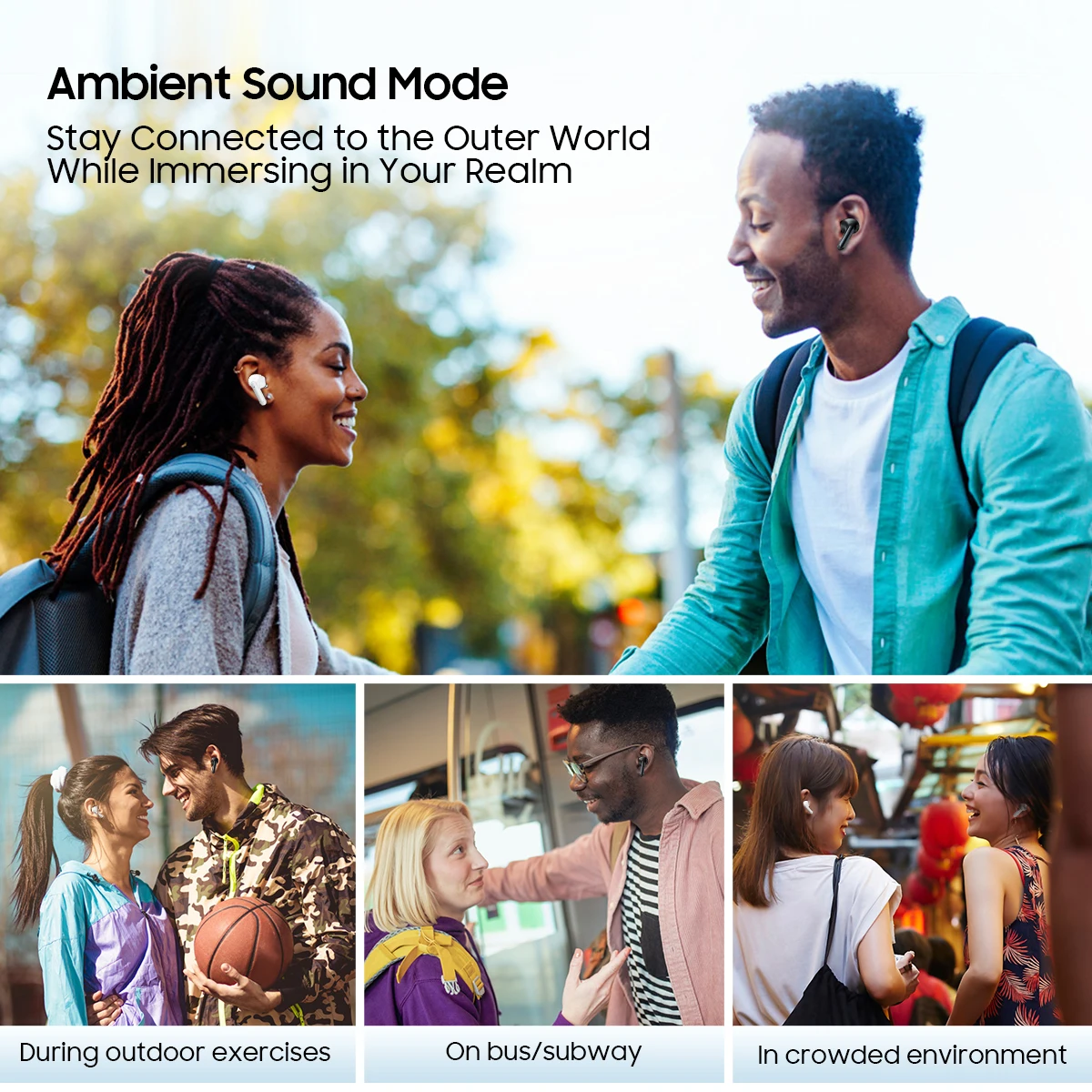 Blackview-Écouteurs Bluetooth 5.3 TWS AirBuds 8, casque d'écoute sans fil, commande tactile, pour sauna, avec microphone 6