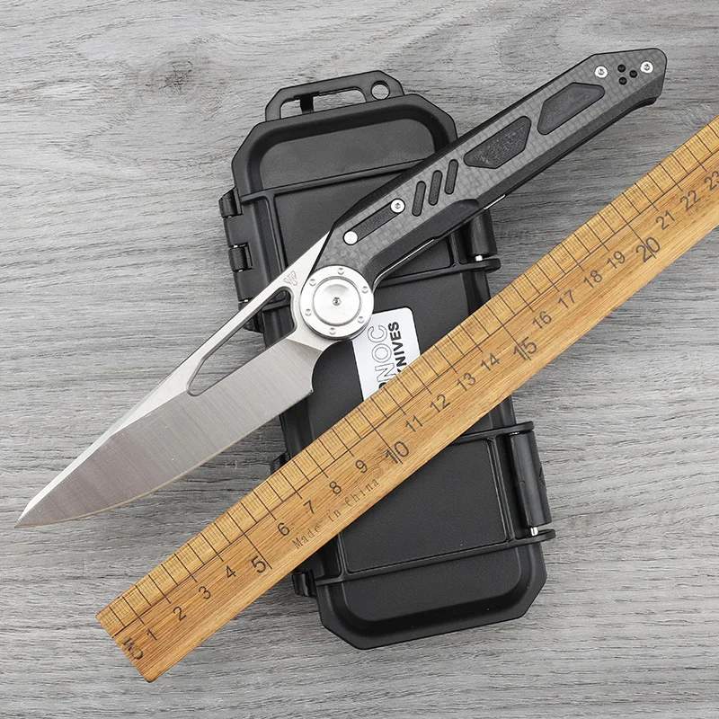 

NOC DG04 Folding Knife 440C Steel G10 Carbon Fiber Handle High Hardness Sharp Outdoor Camping Survival Portable Tool