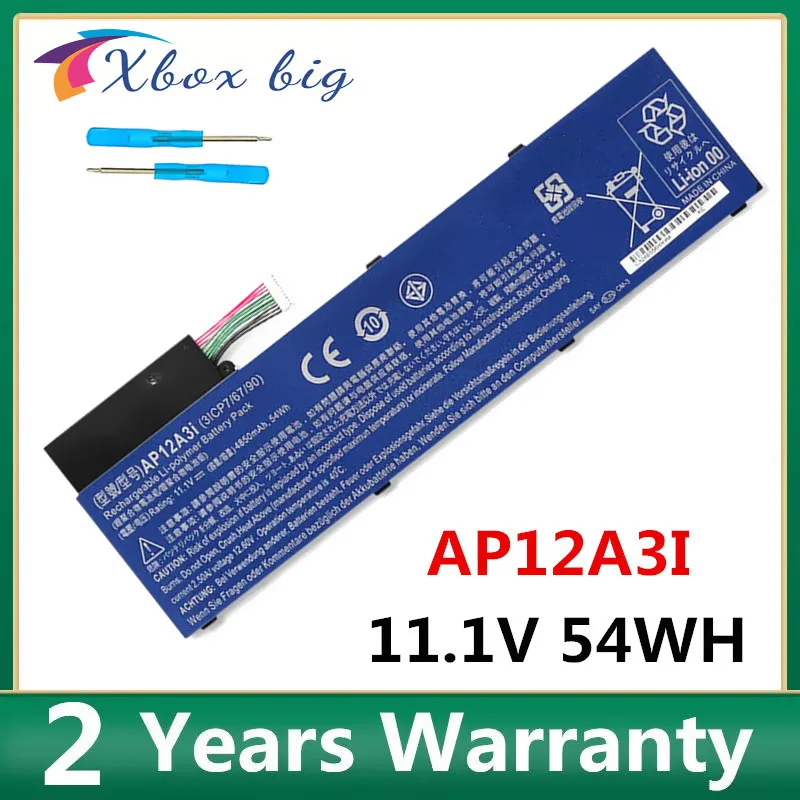 AP12A3i Laptop Battery for ACER Aspire Timeline Ultra M3 M5 M3-581TG M3-481TG M5-481TG M5-581TG AP12A4i 11.1V 4850mAh 54Wh
AP12A3i Laptop Battery for ACER Aspire Timeline Ultra M3 M5 M3-581TG M3-481TG M5-481TG M5-581TG AP12A4i 11.1V 4850mAh 54Wh