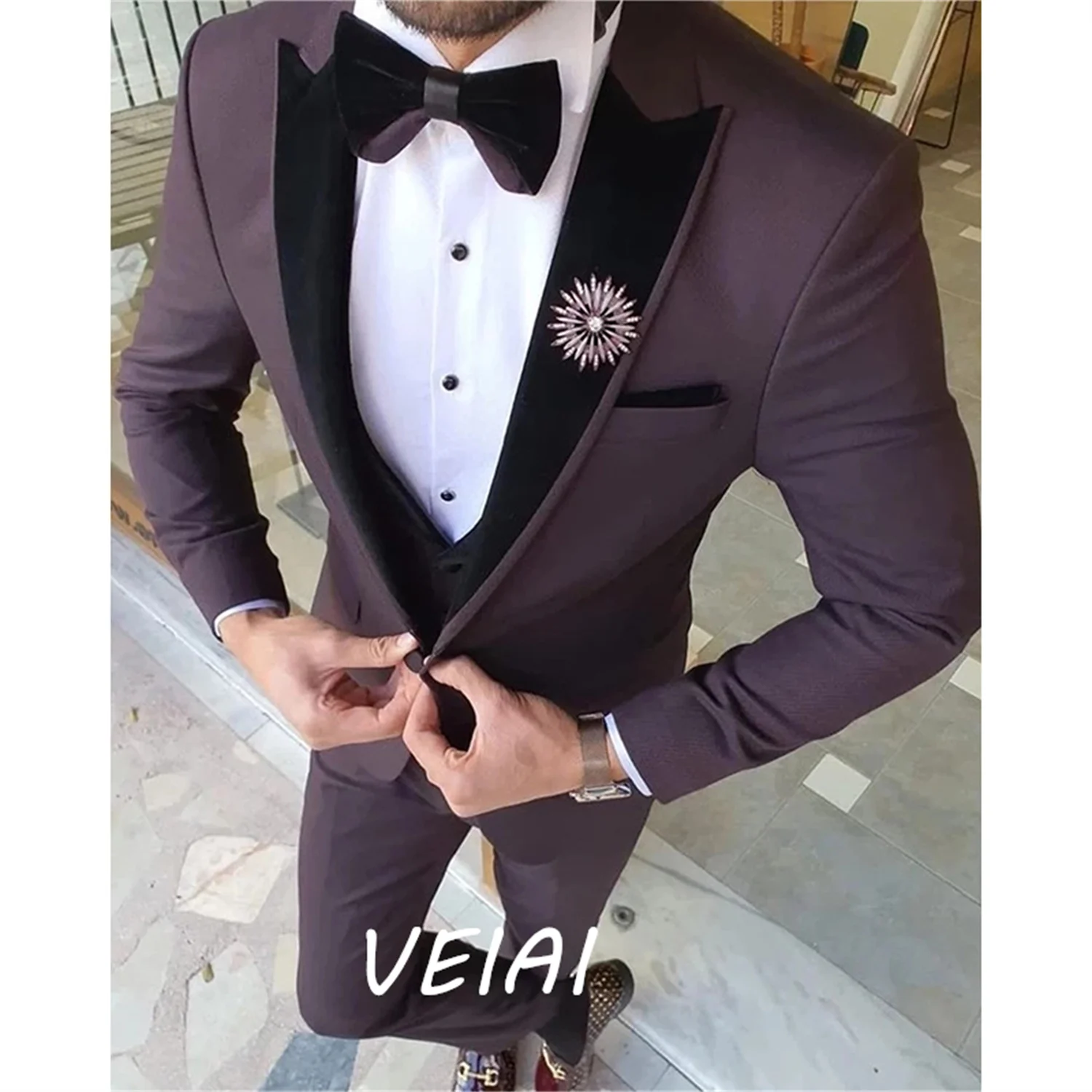 2022 New Style Single Breasted Men's Business Suits Bridegroom Formal Party Men Suits 3 Pieces(Jacket+Pant+Vest+Tie)traje novio
2022 New Style Single Breasted Men's Business Suits Bridegroom Formal Party Men Suits 3 Pieces(Jacket+Pant+Vest+Tie)traje novio