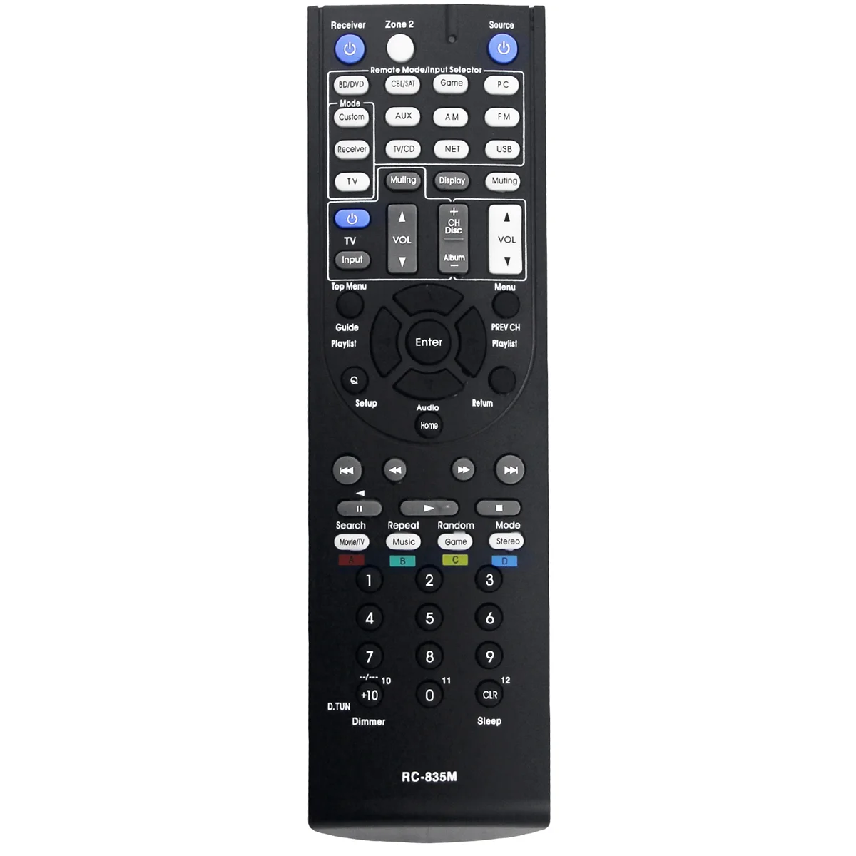 RC-835M Replace Remote for Integra Stereo Receiver 24140835 RC835M RC-835M RT24140835 DTR204 DTR-20.4 DTR 20.4
RC-835M Replace Remote for Integra Stereo Receiver 24140835 RC835M RC-835M RT24140835 DTR204 DTR-20.4 DTR 20.4