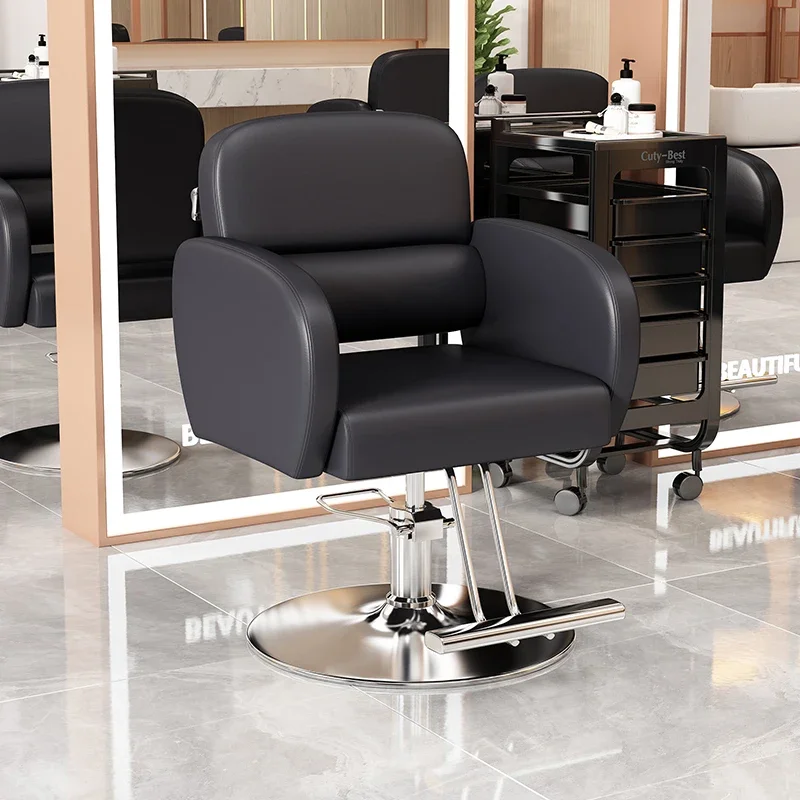 

Lash Make Up Salon Chair Barber Shop Stool Modern Cosmetic Hair Salon Chair Shampoo Saloon Silla De Ruedas Barbershop Furniture