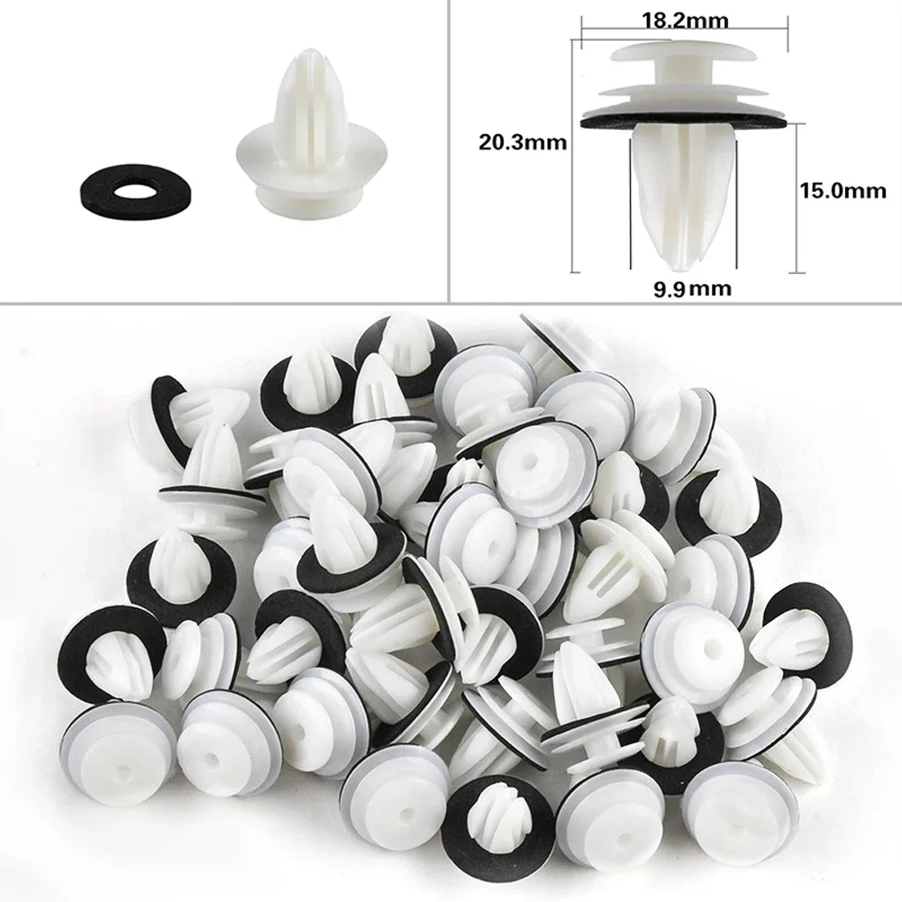 100pcs White Buckle+100pcs Sound Insulation Cotton Retaining Door Panel Clips Bumper Clips Interior Fender Screw Rivet Fastener
100pcs White Buckle+100pcs Sound Insulation Cotton Retaining Door Panel Clips Bumper Clips Interior Fender Screw Rivet Fastener
